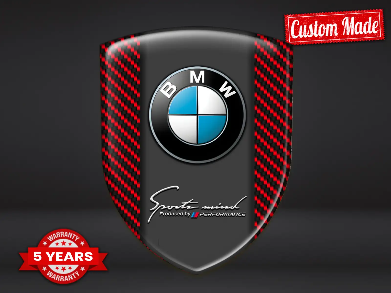 BMW Autoaufkleber Luxus Anpassbar Minimalistisch
